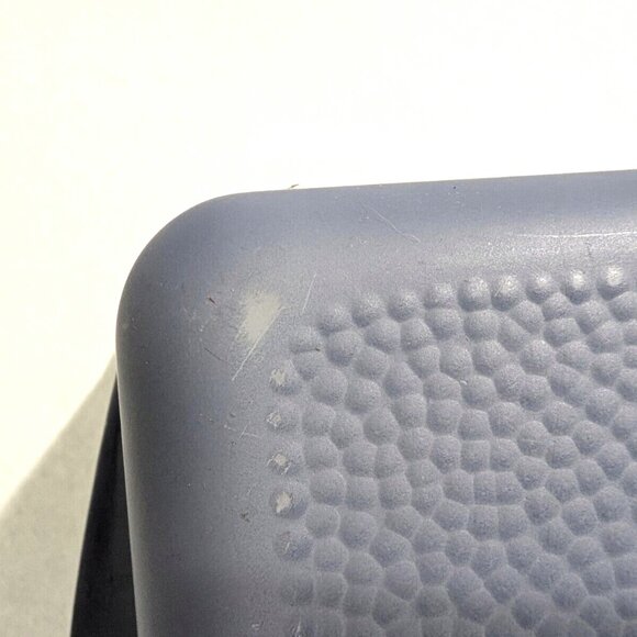 Vintage Glasbake J-247 Grecian Blue and White Milk Glass Baking Dish 9x9x2" VGC - Picture 8 of 9